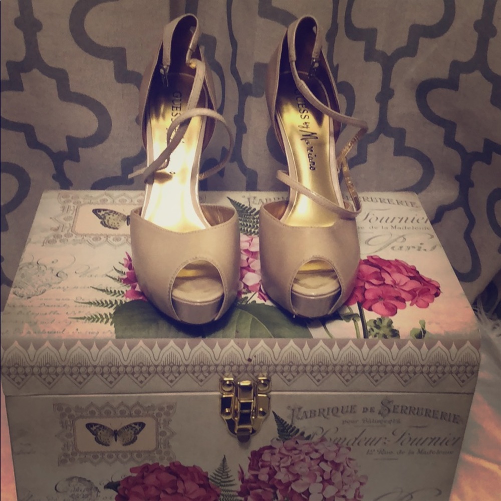 Tan Marciano heels